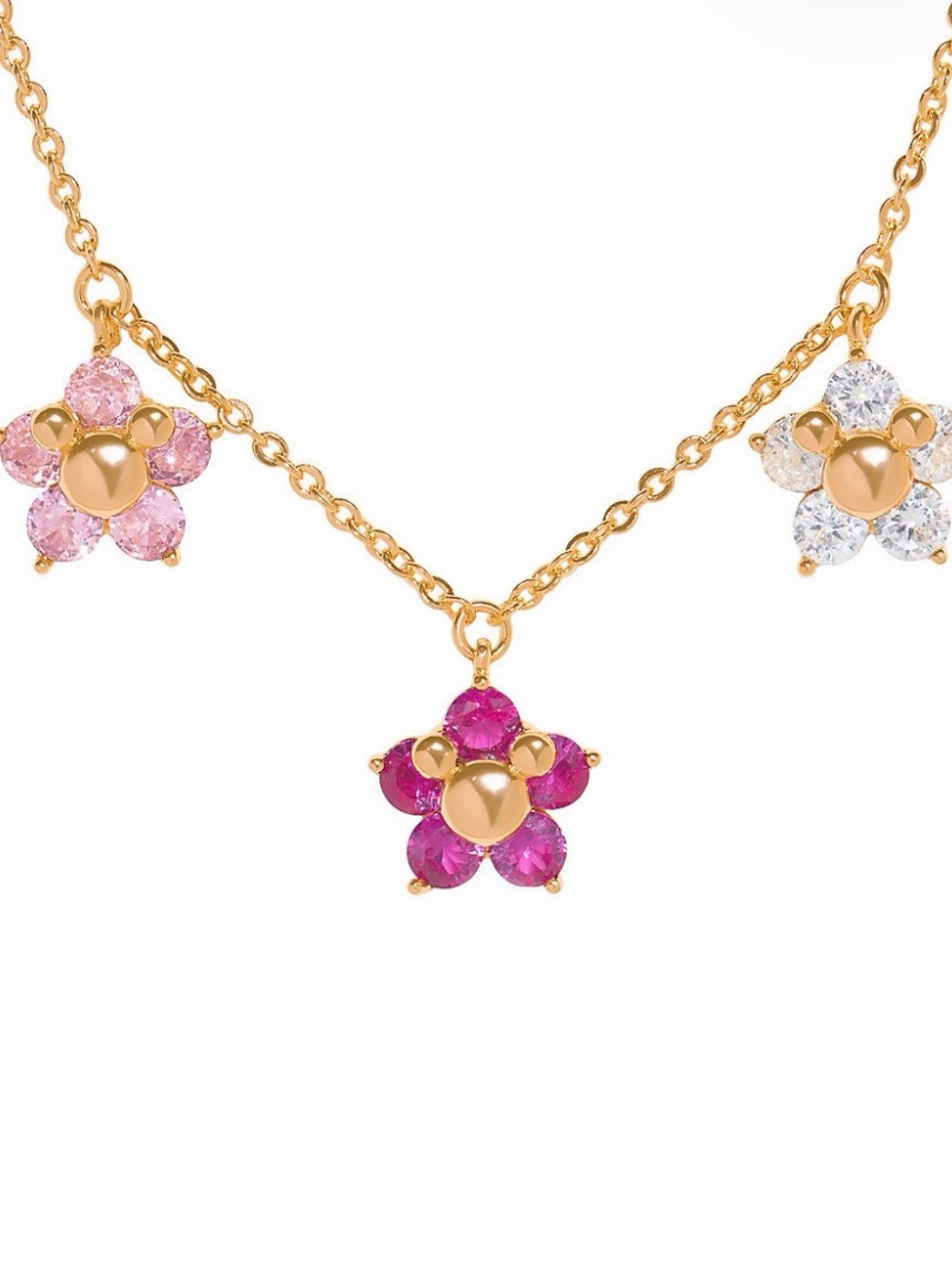 Disney parks girls crew Mickey Mouse icon daisy necklace